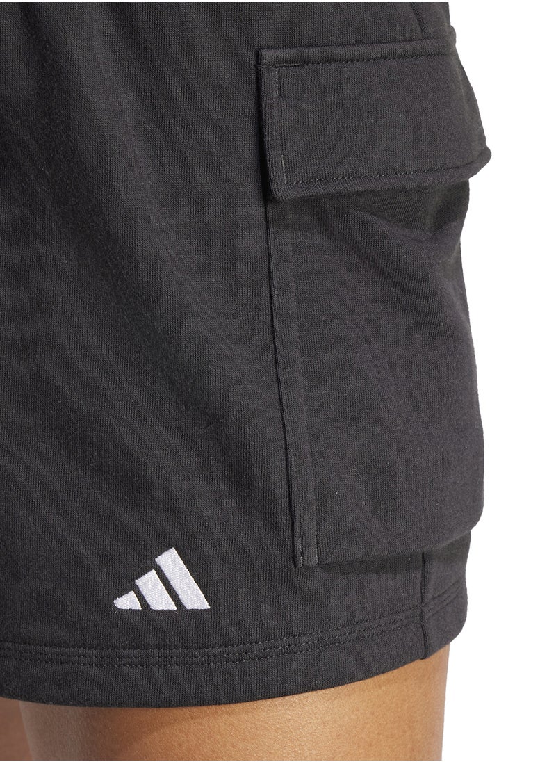 Adidas Essential Small Logo French Terry Cargo Shorts  - Image 3