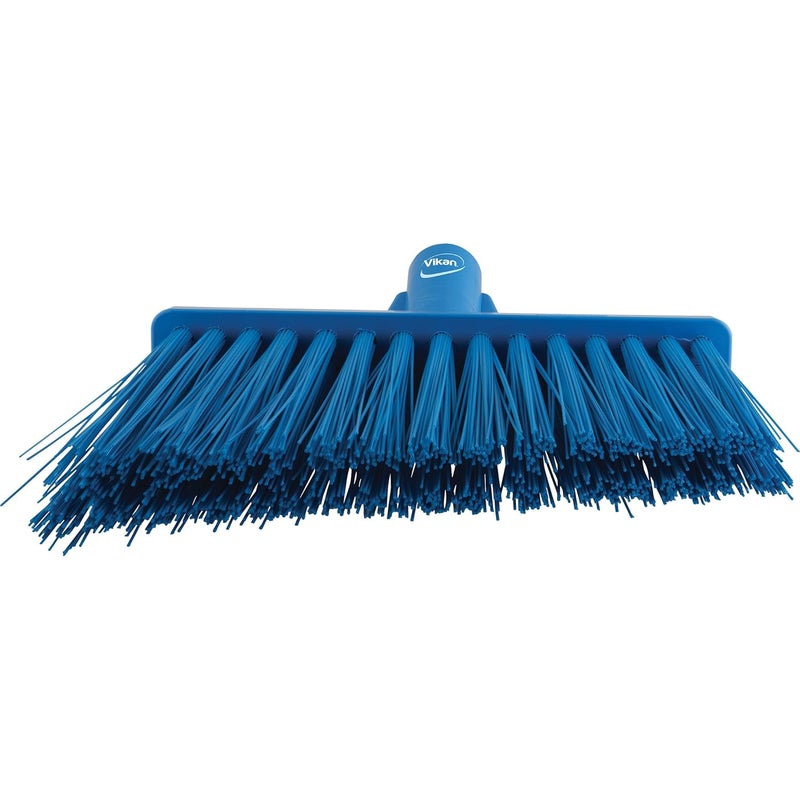 AS ONE Vikan 29143 Broom,Angle Cut,Stiff,11",PP/PET,Blue - Image 4