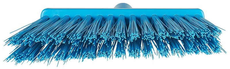 AS ONE Vikan 29143 Broom,Angle Cut,Stiff,11",PP/PET,Blue - Image 2