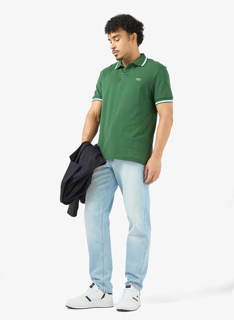 لاكوست بولو مخطط عادي بياقة بيكيه - Image 4