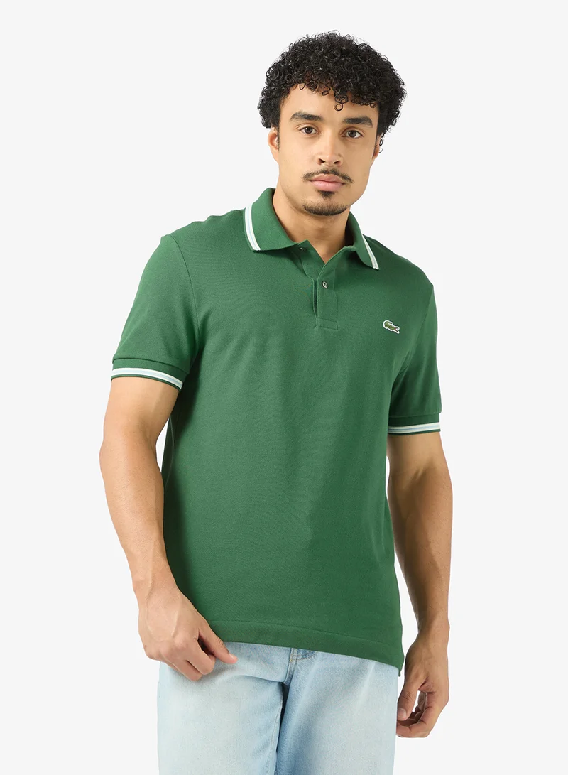 Regular Stripe Pique Polo