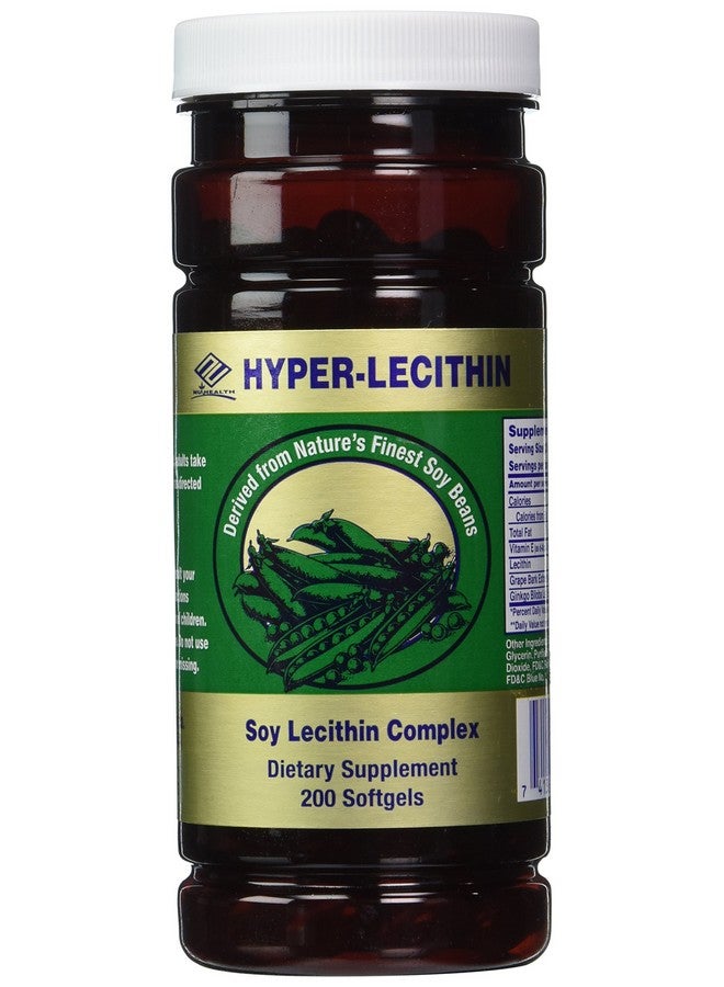 Nu-Health Nu Health Hyper-lecithin (200 Softgels) Soy Lecithin Complex - Image 1
