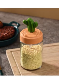 General Cactus Kitchen Season Jar Salt Tank Flavor Box Seasoning Bottle Combination Set Glass Seasoning Bottle  - Image 5