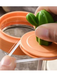 General Cactus Kitchen Season Jar Salt Tank Flavor Box Seasoning Bottle Combination Set Glass Seasoning Bottle  - Image 4
