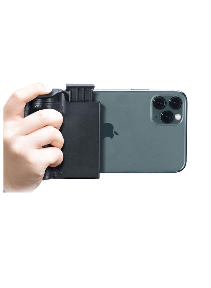 KASTWAVE Phone Mount with Remote Cell Phone Tripod Adapter Grip Holder with Detachable Wireless Shutter for iPhone Video Photo Shooting Suitable for travel Outdoor Shooting  - Image 1