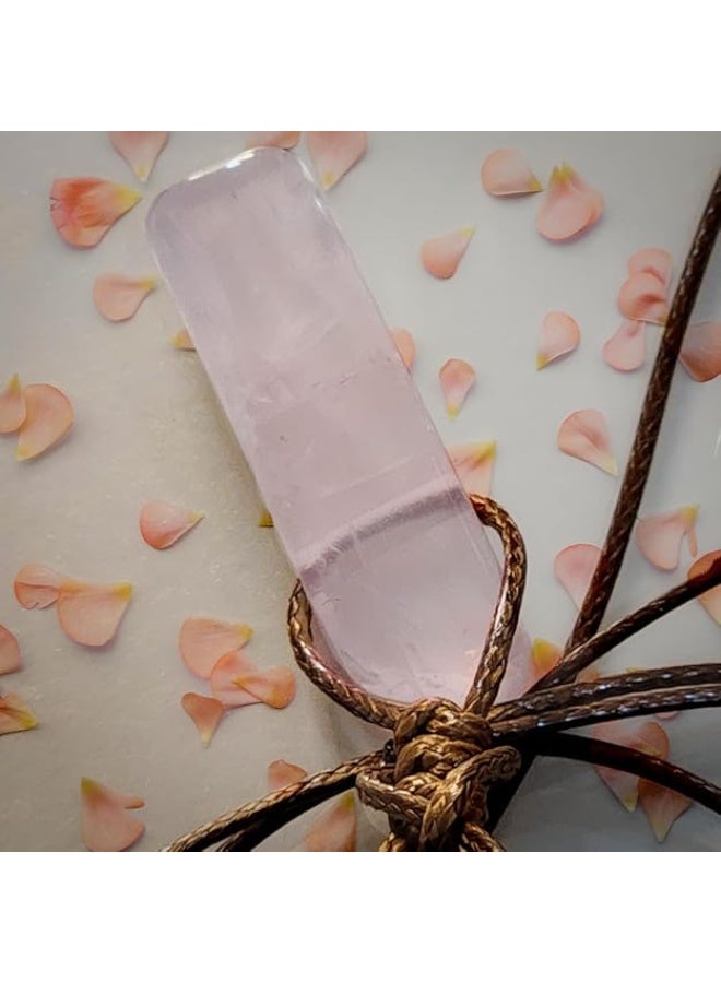 Studd Muffyn | ⁠Rose Quartz Pencil Pendant - Image 3