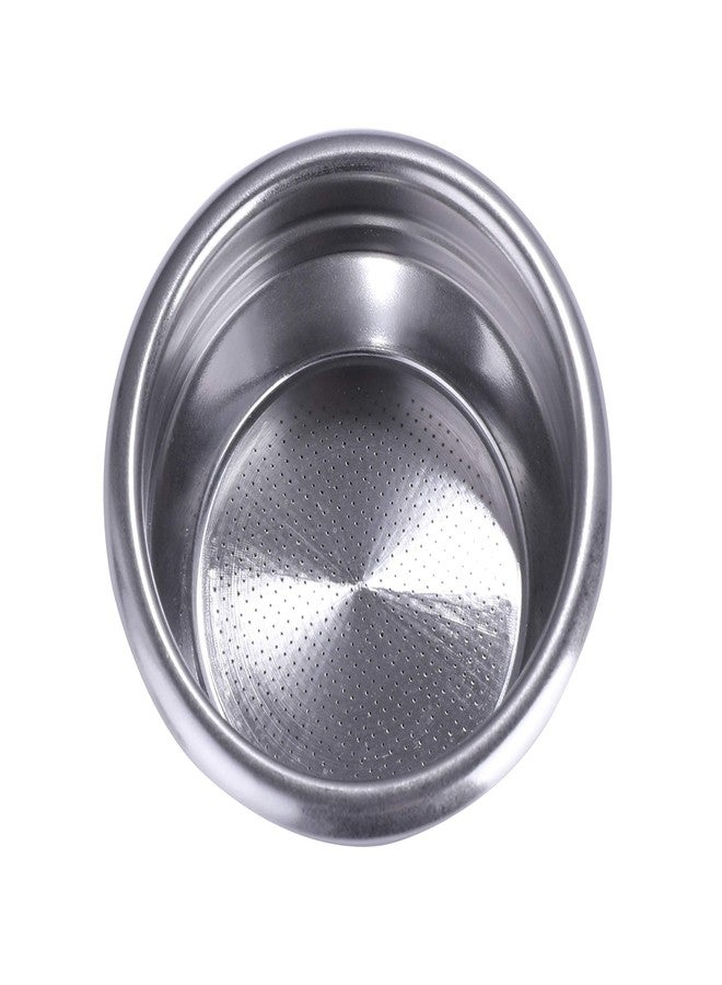 Joytata 58mm E61 Precision Filter Ridged Basket Stainless Steel Portafilter Basket Espresso Compatible 58MM Portafilter FilterBasket Double Cup Coffee Replacement - Image 1