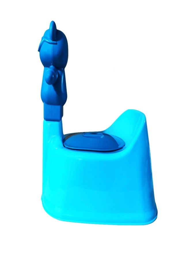 SONAL - PANDA (Small Size) Baby Potty Training Toilet seat without Removable Tray, Lid For Boy And KIds (Age 6-12 Mths) Potty Seat/Potty Box. (Blue) - Image 5