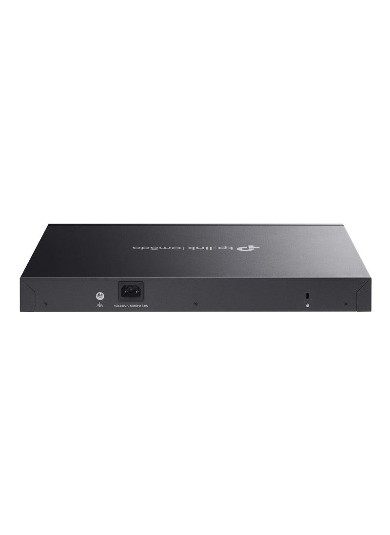 Tp-link Tl - TP-Link TL-SG3428MP | 24 Port Gigabit L2+ Managed PoE Switch | 24 PoE+ Port @384W, 4 x SFP Slots | PoE Auto Recovery | Omada SDN Integrated| IPv6 | Static Routing | Limited Lifetime Protection - Image 1