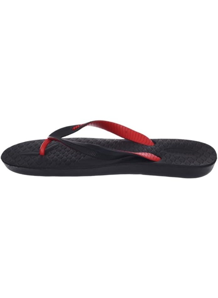 EXPRESS Wave Slipper - Black × Red - Image 2