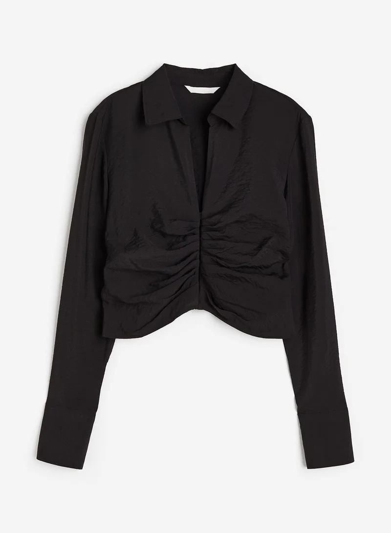 H&M Ruched Detail Top