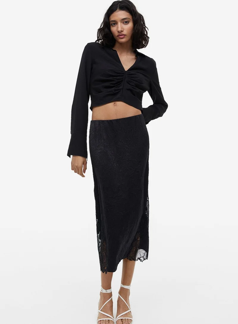 H&M Ruched Detail Top
