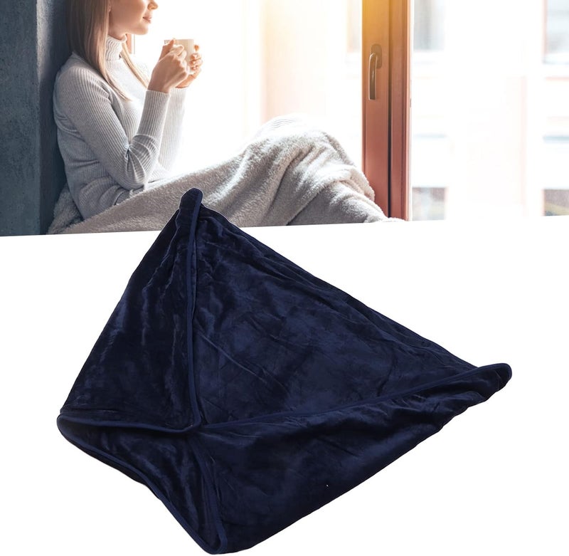 Electric Heating Blanket, Thermal Heated Blanket, Noon Rest Knee for Office Nap and Home Relaxation (Blue) - Image 4