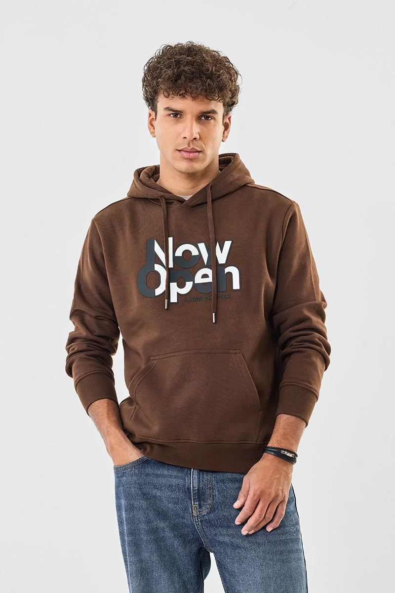 سنيتش Now Open Oversized Hoodie