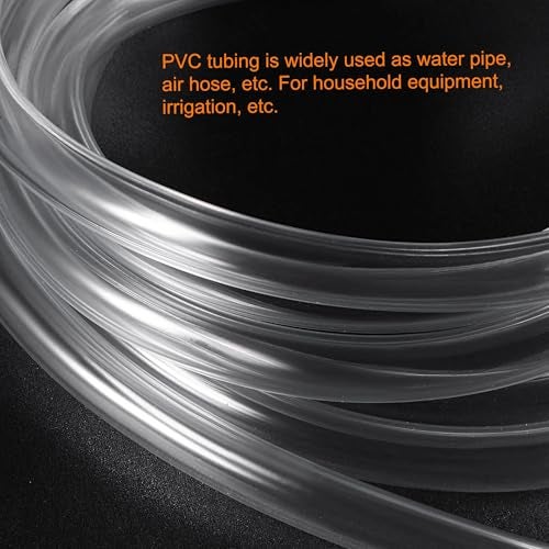 CentIoT - 2M/ 6.56FT - 10mm ID 13mm OD 1.5mm thickness Transparent PVC Pipe Tube Computer PC Water Cooling Soft Pipe Hose for CPU GPU Water Cooling Block - Image 4