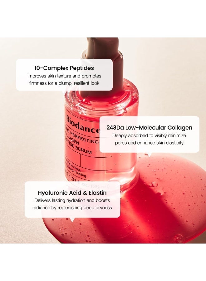 بيودانس مسام BIODANCE تحسين الكولاجين الببتدية المصل، موجهة من ضيق و الإضاءات تعزيز الجلد.. و لكن، مسام الرعاية، جميع أنواع الجلد على استعداد المصل تنكري । كوريا للعناية بالبشرة 101 السوائل -أوز س -1 من نوع - Image 5