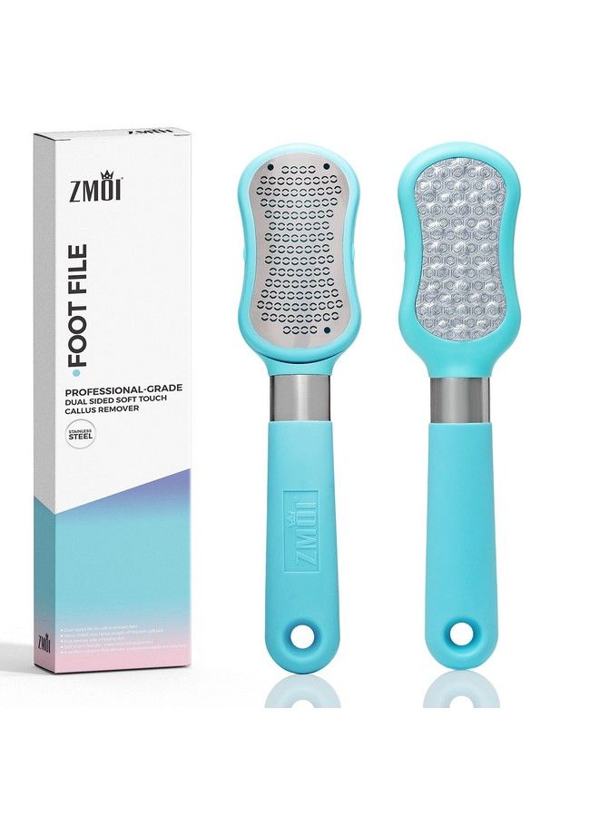 ZMOI Premium Foot File 2In1 Callus Remover For Feet With Dead Skin Storage For Dry Cracked Heels Hard Skin Highgrade Stainless Steel Foot Scraper 1 Count - Image 2