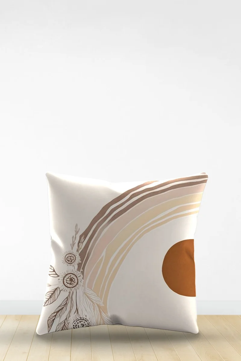 ارتافيسا Double Sided Digital Printed Decorative Faux Leather Throw Pillow Cover