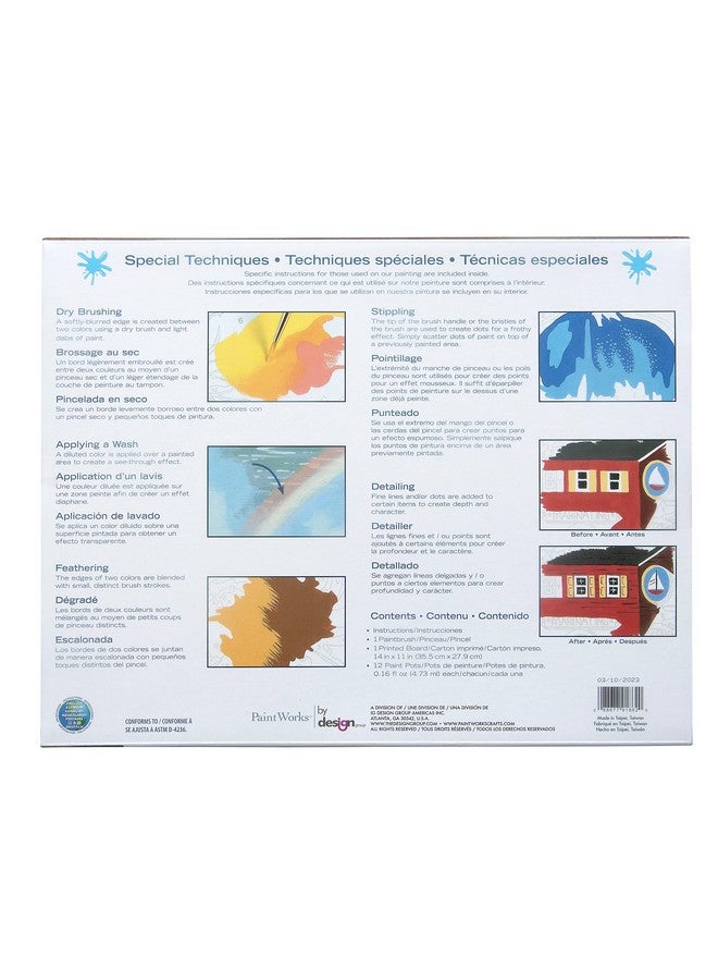 Dimensions On The Farm Paint by Number Kit for Adults and Kids, 14" x 11", Multicolor - Image 2