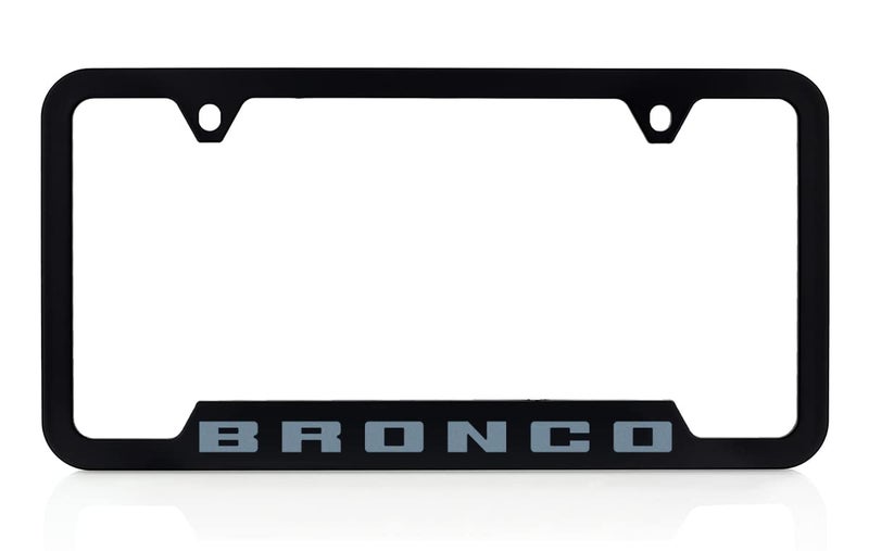 Ford Bronco UV Printed License Plate Frame - Area 51 (Blue/Grey) - Image 4