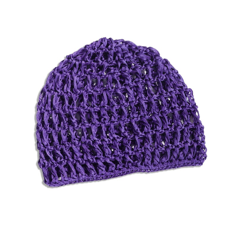 Musily Women's Knitted Mesh Hair Net Hat - Hollow Fishnet Head Wrap