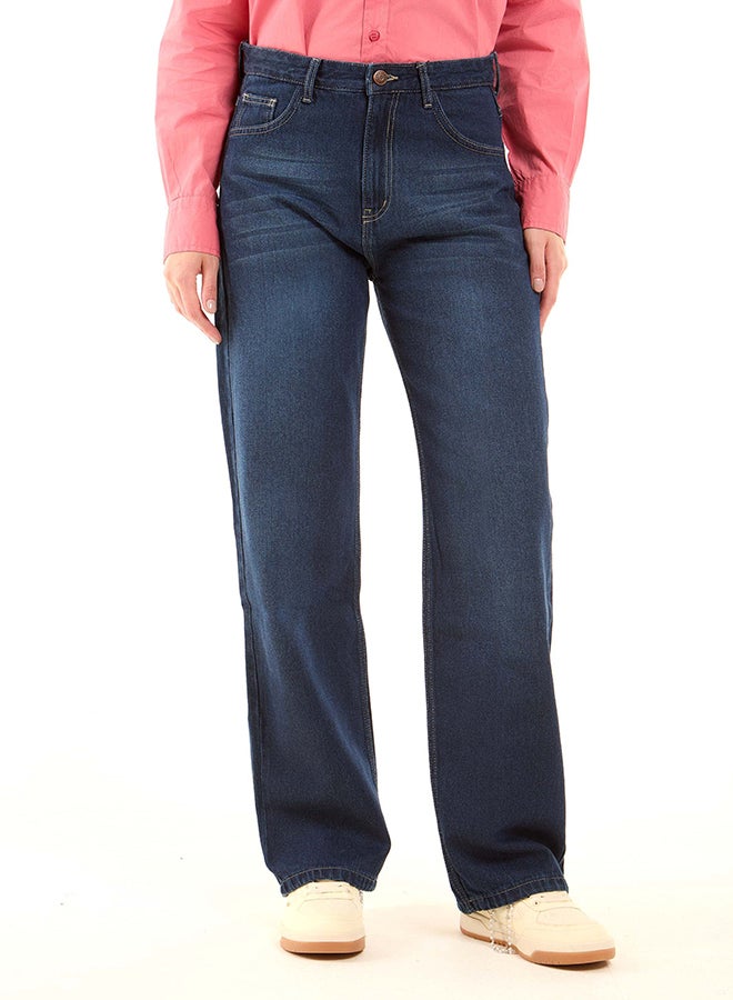 Premoda Permoda Women Straight Denim Pant Dark - Image 2