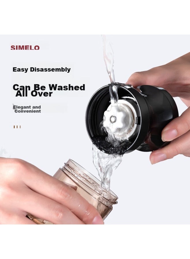 Simelo Hand-crank Coffee Grinder, Manual Coffee Mill, Coffee Bean Grinder, Hand-operated Coffee Grinder, Powder Machine - Image 3