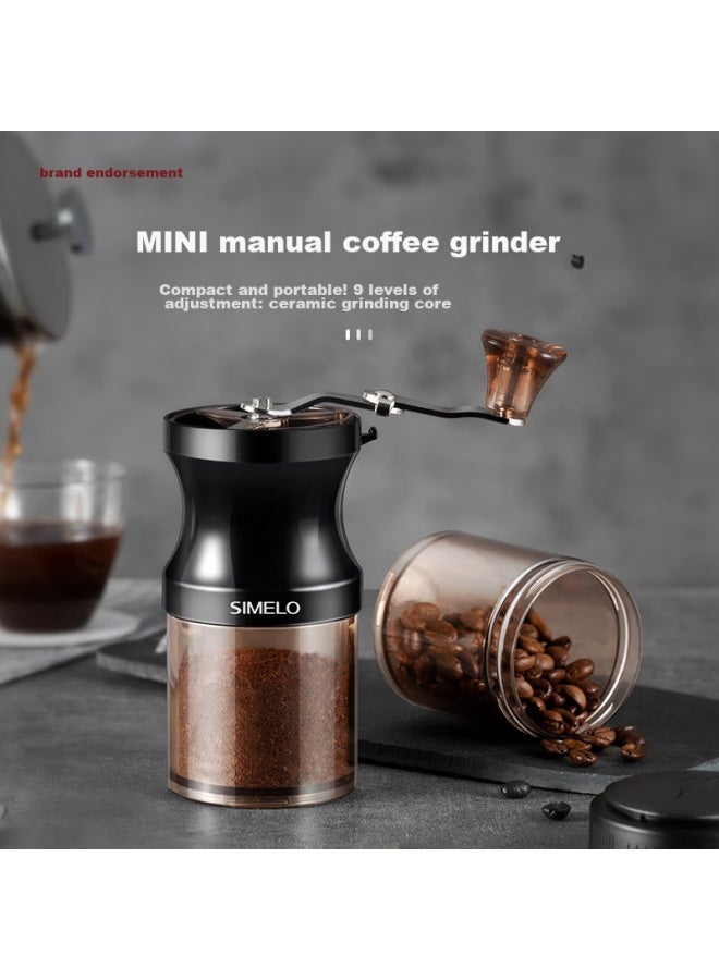 Simelo Hand-crank Coffee Grinder, Manual Coffee Mill, Coffee Bean Grinder, Hand-operated Coffee Grinder, Powder Machine - Image 4