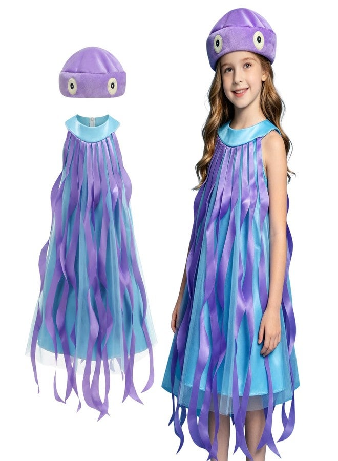 AGCOAH Children Animal Costume Ocean Animal Cute Jellyfish Costume Set M-5-6Y - Image 1