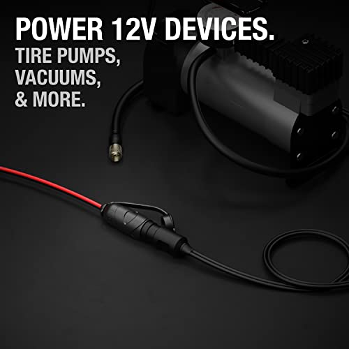 NOCO محول NOCO GC017 15A 14AWG 12V، قابس ثقيل، ومأخذ أنثوي مع مشابك بطارية - Image 3