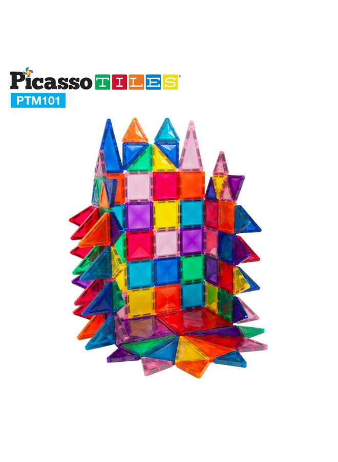 PicassoTiles Picasso Magnetic Tiles Mini Diamond 101pieces - Image 5