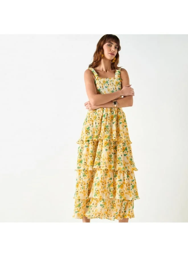 2Xtremz Floral Tiered Dress