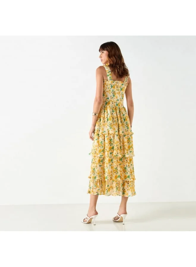 2Xtremz Floral Tiered Dress