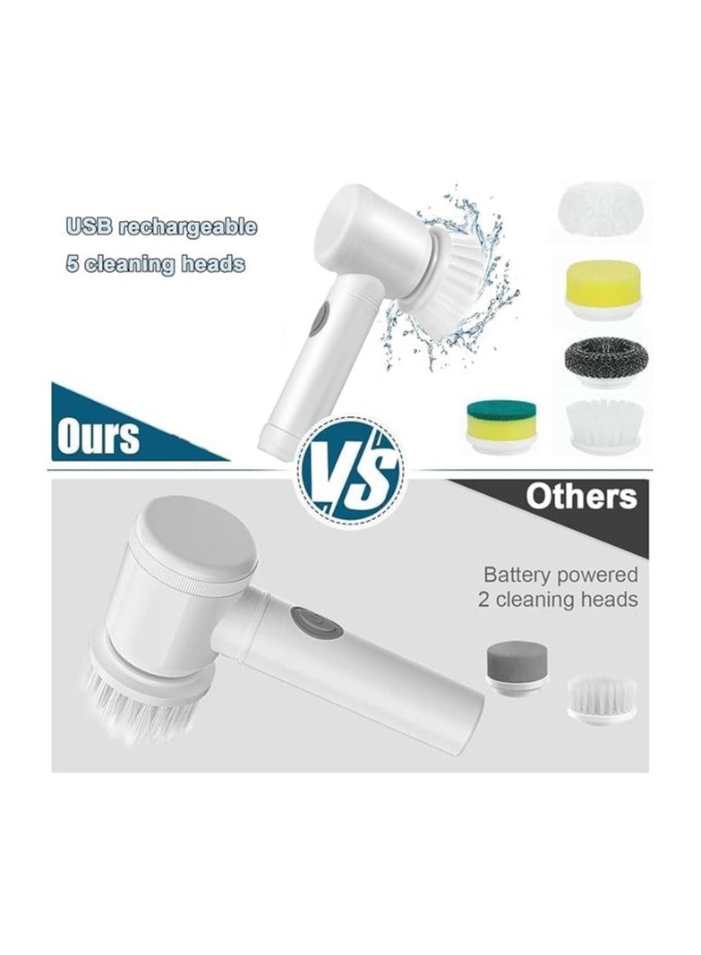 كراون فرشاة تنظيف قابلة للشحن 5 في 1 - Image 3