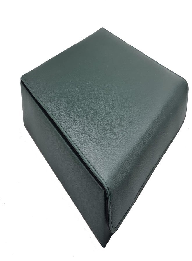 THE CASE PU Leather Jewellery Box Jewellery storage Makeup and, Earring, Multi Purpose, Makeup & Cufflinks Box, Cufflink Box (Green) - Image 2