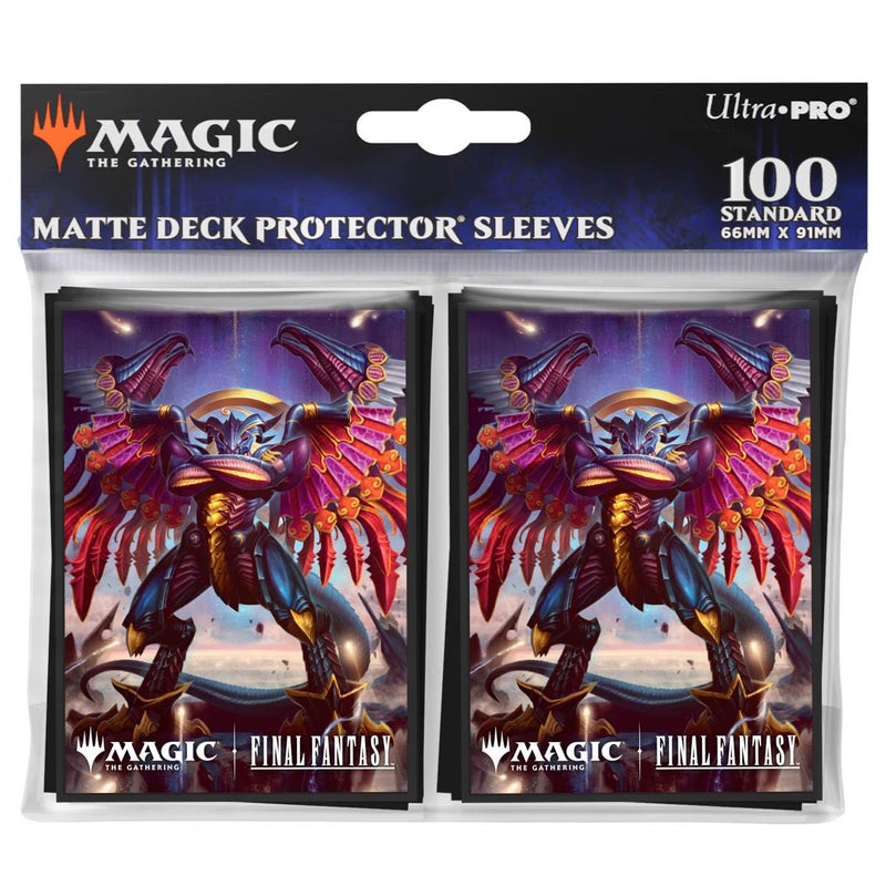 Ultra PRO Final Fantasy x Universes Beyond Summon Bahamut 100ct Deck Protector Sleeves for Magic The Gathering Trading Card Accessories Collectible Card Game Gear Final Fantasy Collectibles - Image 2