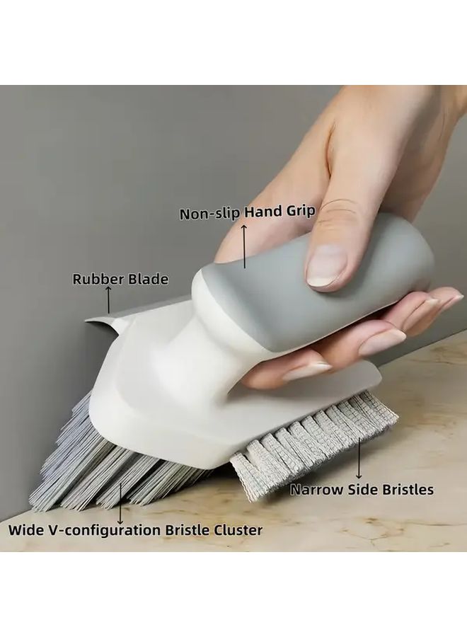 Multi Functional Triangle Cleaning Brush with Wiper Blade 1 Pack Hard To Reach - Image 4
