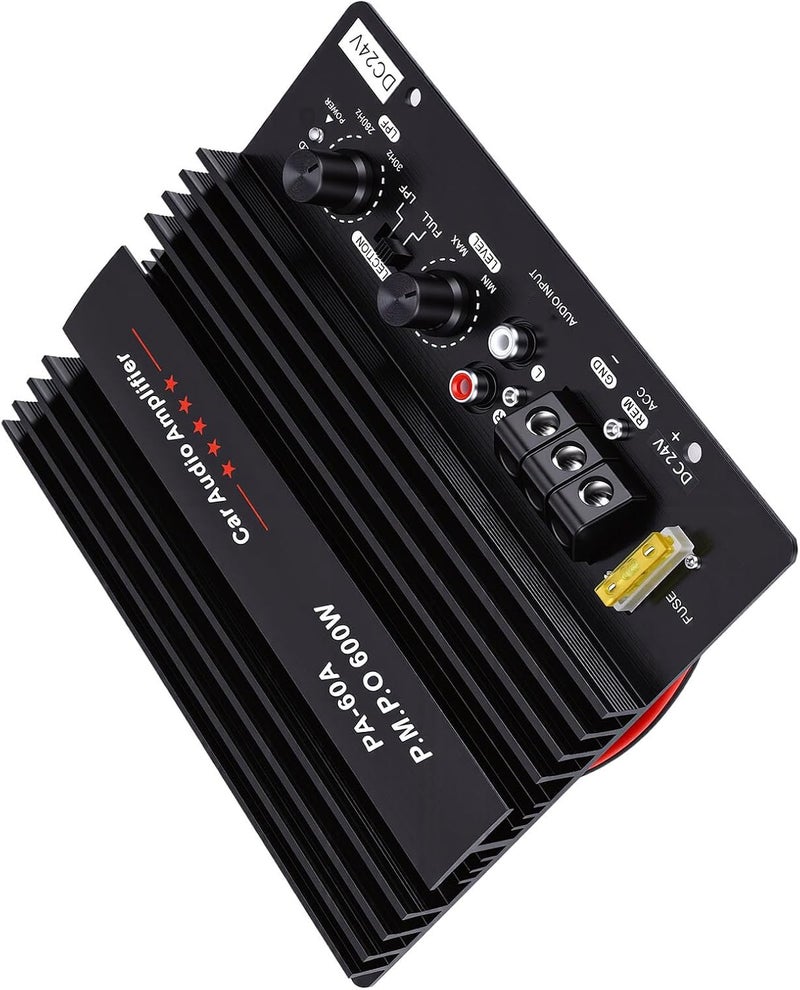 High Power Subwoofer Amp Module 600W Car Sound Amplifier Board, Aluminum Alloy Heatsink Amplifier Board, Vehicle with Stable Performance, Ideal for 8 10 12 Inch - Image 5