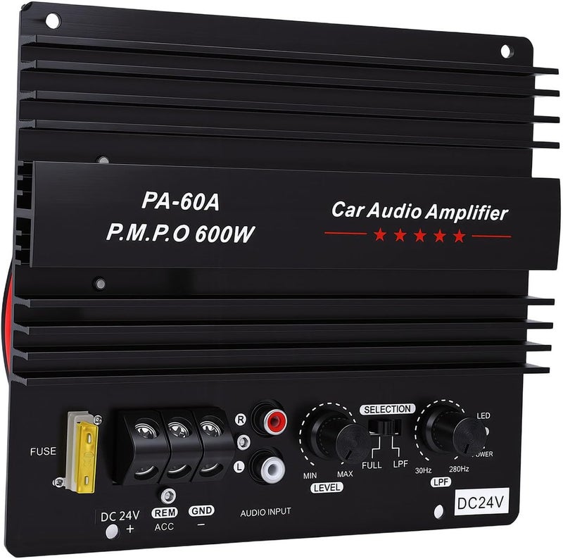 High Power Subwoofer Amp Module 600W Car Sound Amplifier Board, Aluminum Alloy Heatsink Amplifier Board, Vehicle with Stable Performance, Ideal for 8 10 12 Inch - Image 1