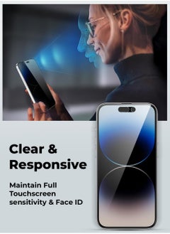 glassology 3Pack Privacy Screen Protector for iPhone 16 Pro Max - 6.9'', Easy Install, Case-Friendly, Anti-Spy, Anti-Fingerprint, Bubble Free, 100% Privacy Protection, Includes Installation Tool  - Image 5