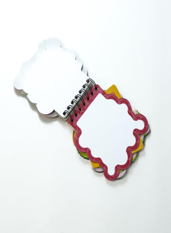 دفتر ملاحظات حلزوني أنيق على شكل شطيرة للأطفال | دفتر يوميات بتصميم طعام | دفتر كتابة إبداعي وهدية للأولاد والبنات - Image 2