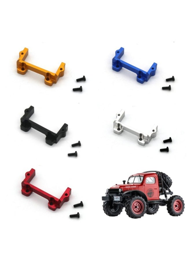 Generic FMS FCX24 1/24 Xiaoqi Smasher Model Remote Control Car Metal Upgrade Accessories Steering Gear Seat-Color:Red  - Image 2