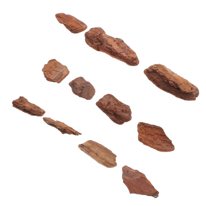 لحاء الصنوبر الطبيعي المصغر الجاف لتزيين مشاهد الديوراما والنماذج - Image 2