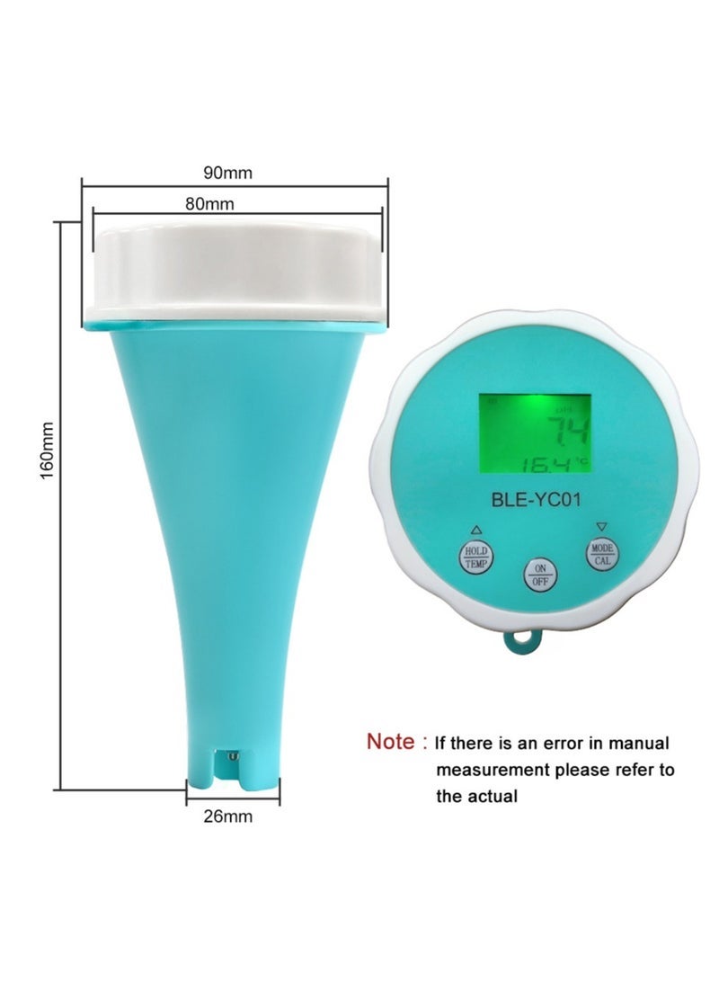 general 6 in 1 Residual Chlorine Monitor PH/ORP/EC/TDS Water Testing, Backlit LCD Display, Smart Equipment for Home Swimming Pools, Accurate and Easy to Use Water Monitor - Image 2