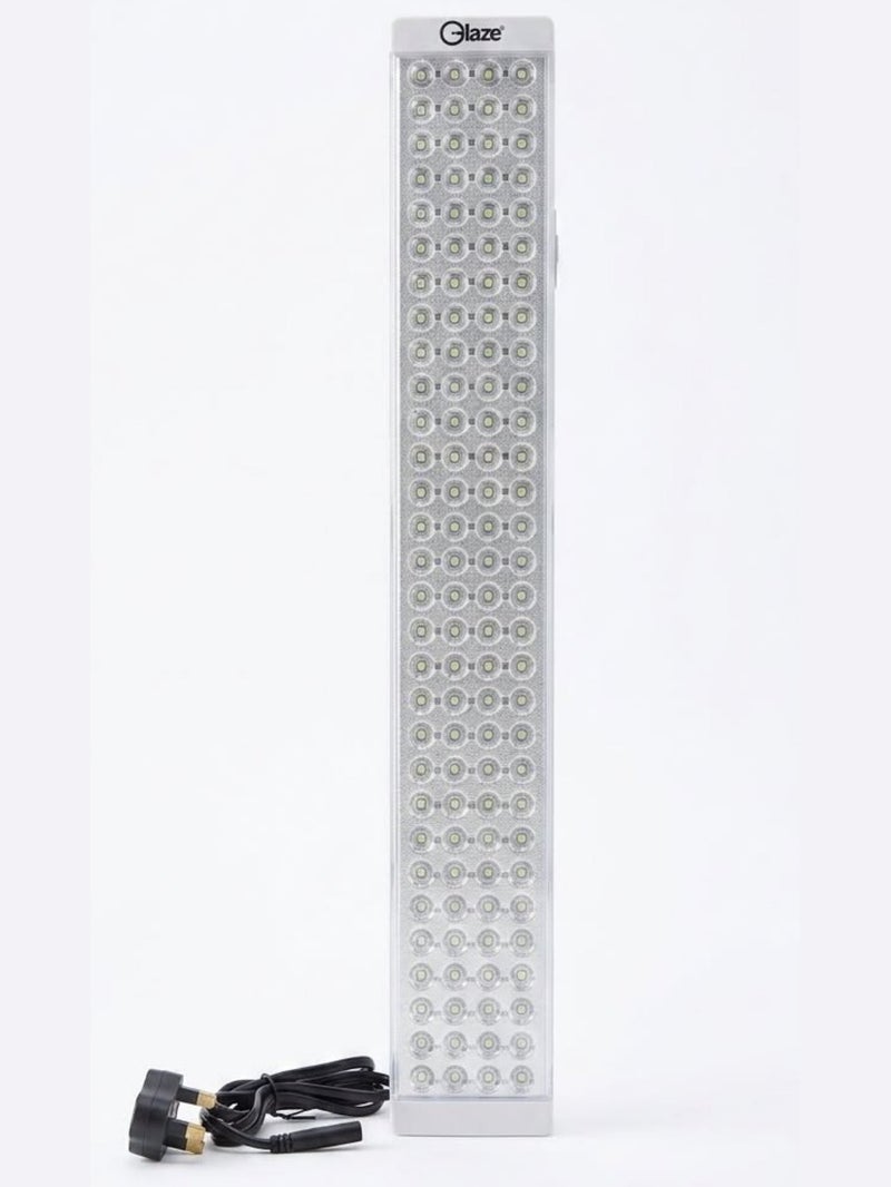 Glaze Rechargeable Emergency Light - 120 PCS SMD LED, 3.7V 3Ah Li-ion Battery, Up to 9 Hours Backup, Overcharge Protection - White - Image 4