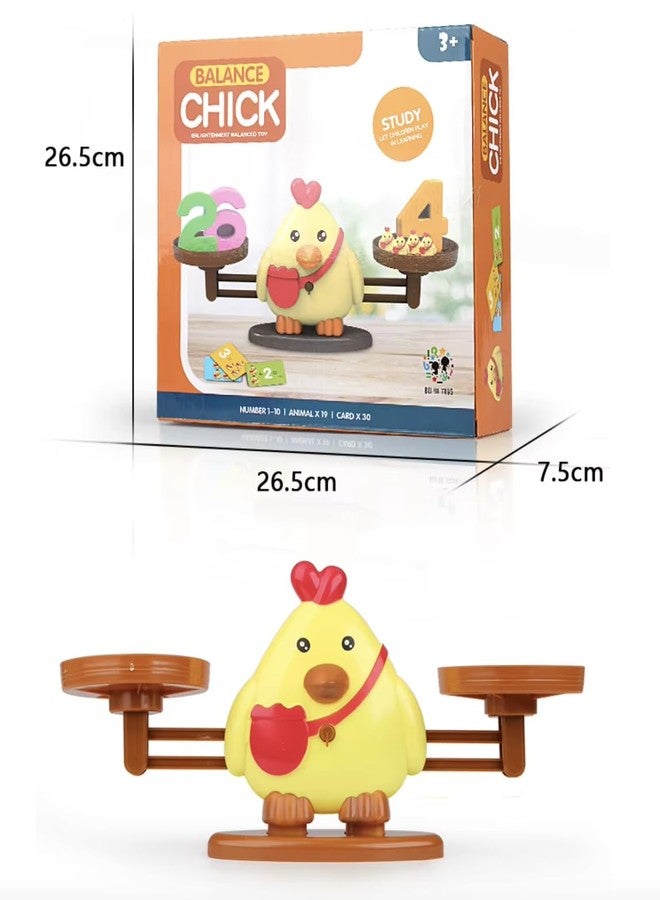 Slipps Chick Scale Balance Counting Toys Math Games STEM Preschool Educational Toys for 3 4 5 Year olds Math Educational Kindergarten Number Learning Games Gifts for Boy Girl Birthdays - Image 5
