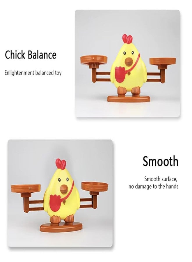 Slipps Chick Scale Balance Counting Toys Math Games STEM Preschool Educational Toys for 3 4 5 Year olds Math Educational Kindergarten Number Learning Games Gifts for Boy Girl Birthdays - Image 2