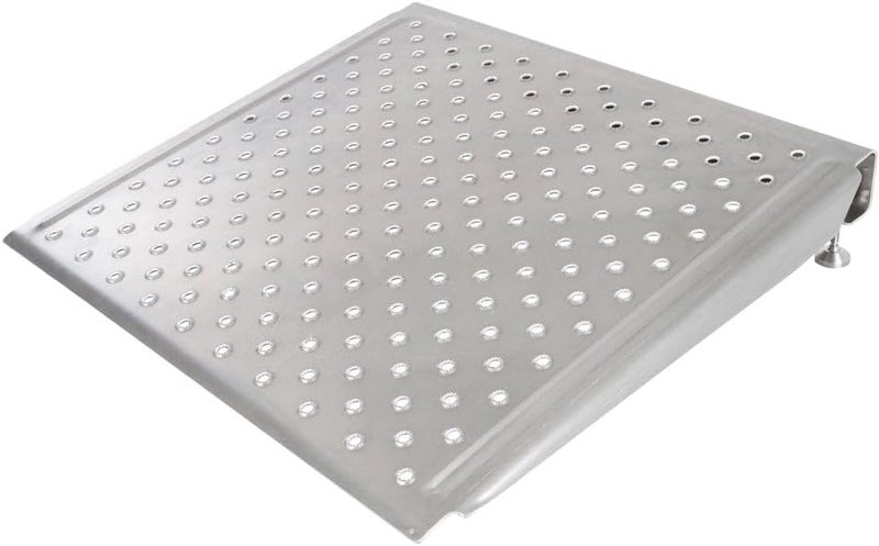 Silver Spring 6" High Aluminum Adjustable Threshold Ramp - 26" L x 28" W - Image 1