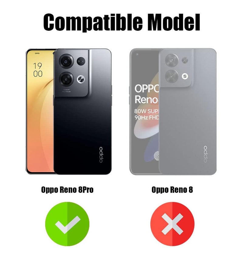 Jkobi Back Cover Case for Oppo Reno8 Pro 5G | Reno 8 Pro 5G (Textured Grip Design | Camera Protection | Slim and Light Weight | Soft Touch and Feel | Black) - Image 4