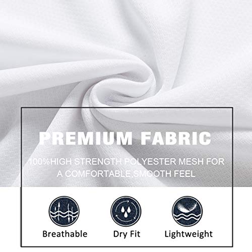 EALER H400 Series Blank Ice Hockey Practice Jersey League Jersey for Men and Boys - Senior and Junior - Adult and Youth White/Black - Image 5